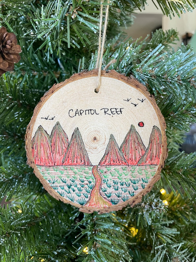 Utah National Parks Christmas Ornaments Zion Canyonlands Etsy