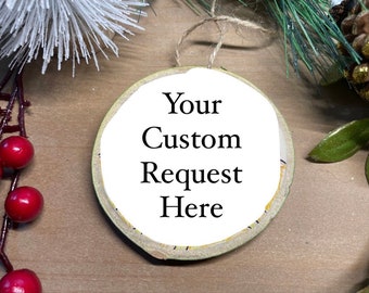 Custom Request National Park Ornament, National Monument Ornament, Choose a Design, Christmas Gift, Wedding Favor Ideas, Destination Wedding