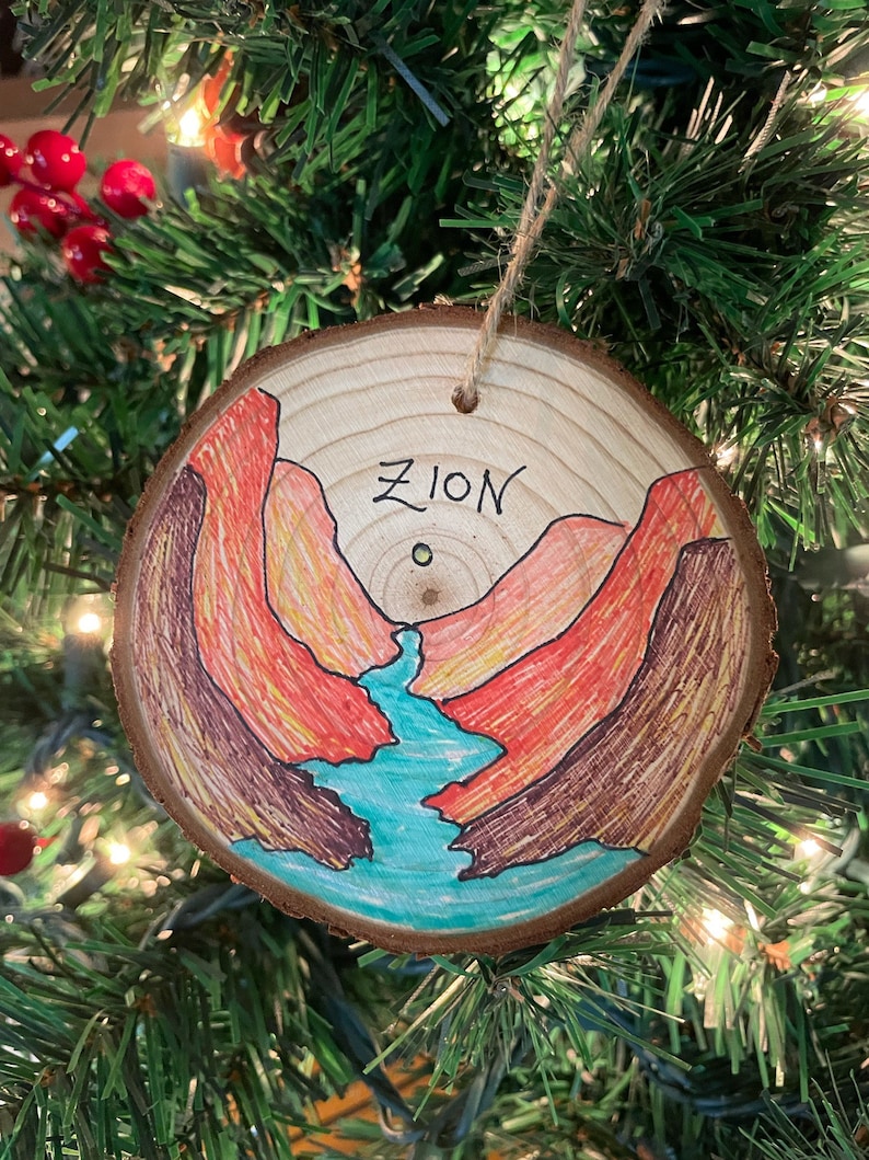 Utah National Parks Christmas Ornaments Zion Canyonlands Etsy