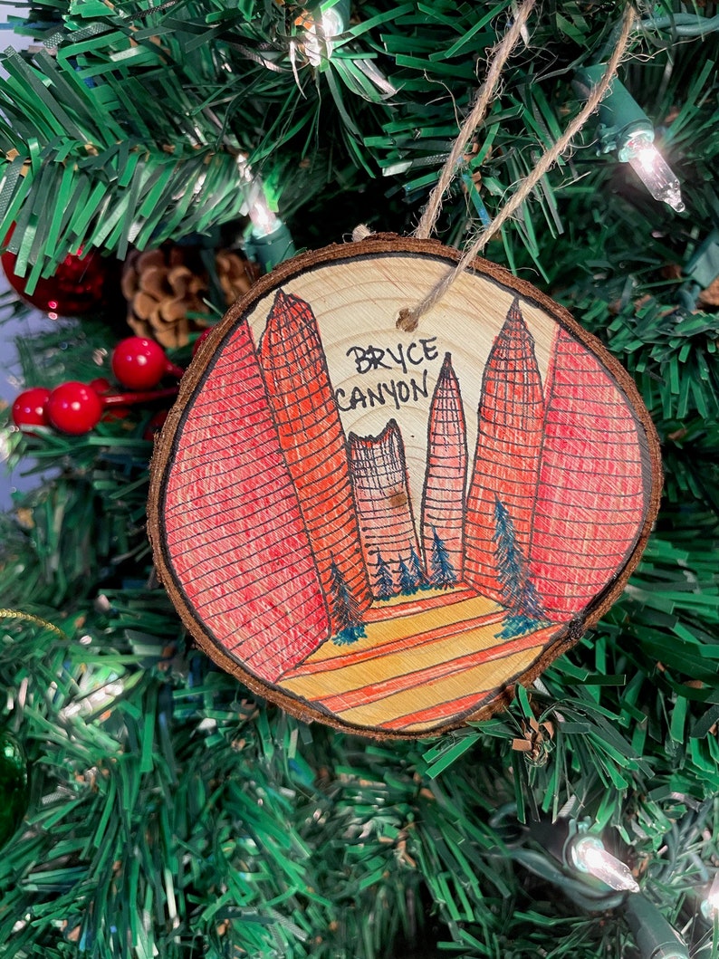 Utah National Parks Christmas Ornaments Zion Canyonlands Etsy