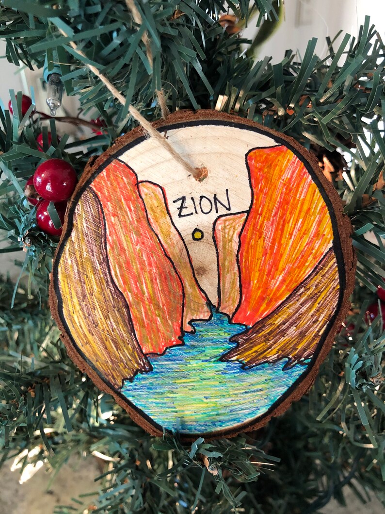 Utah National Parks Christmas Ornaments Zion Canyonlands Etsy