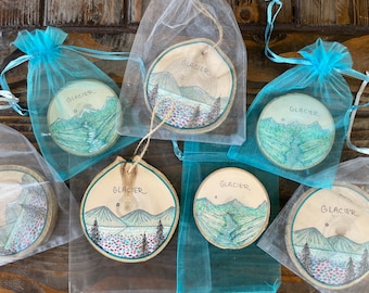 National Park Wedding Favors, Outdoor Wedding Ideas, Bachelorette Gifts, Handmade Wedding Guest Gift, Destination Wedding, Ornaments, Magnet