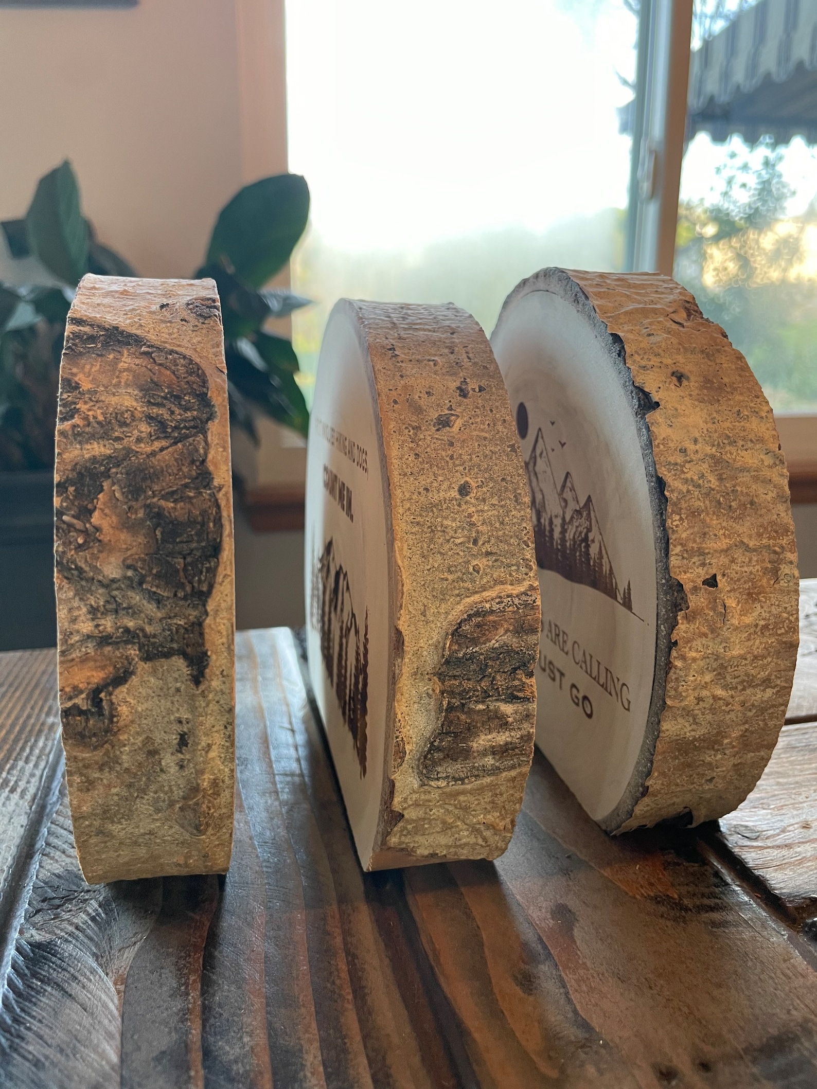 Rustic Shelf Decor Standing Wood Accent John Muir Quote the Etsy