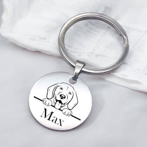 135 Different Dog Breed Keychain Personalized Dog Keychain, Gifts Dog Owners, Dog Dad Gift, Dog Mom Gift- Christmas Gift