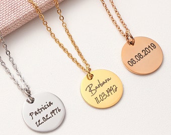 New Mom Necklace – New Moms Jewelry, Kids Name or Custom Engraved