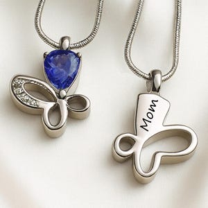 Butterfly Urn Necklace for Ashes Cremation Jewelry Urns For Human Ashes Jewelry Cremation Jewelry for Women, Urns for Ashes Keepsake