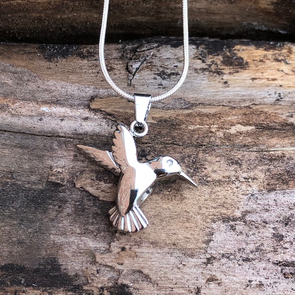 Personalized Hummingbird Cremation Jewelry for Ashes,Ashes keepsake for Men Women,Urn Necklace for Ashes,Cremation Necklace Brother