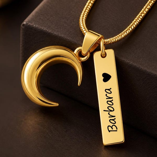 Halvemaanvormige urnketting, crematiesieraad voor as, ashouder voor mannen en vrouwen, urnketting voor as, crematieketting voor papa, mama