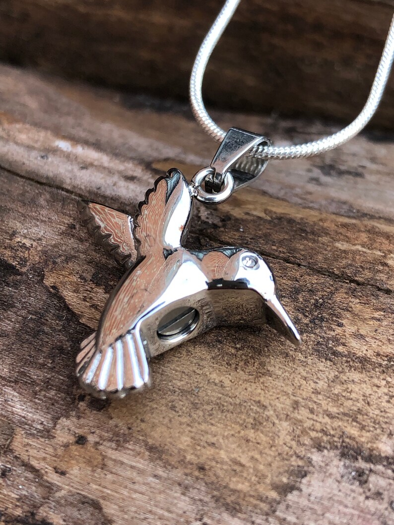 Hummingbird Cremation Jewelry for AshesAshes Holder for Men Etsy