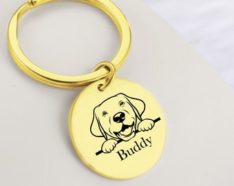 135 Different Dog Breed Keychain Personalized Dog Keychain, Gifts Dog Owners, Dog Dad Gift, Dog Mom Gift- Other Breeds Available