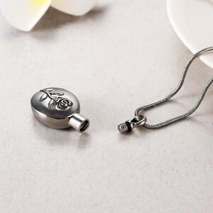 Urns For Human Ashes Mourning Jewelry Ashes Necklace Jewelry Urn For Ashes Custom Cremation Jewelry Urn Necklace Included Funnel Kit And Bag image 7