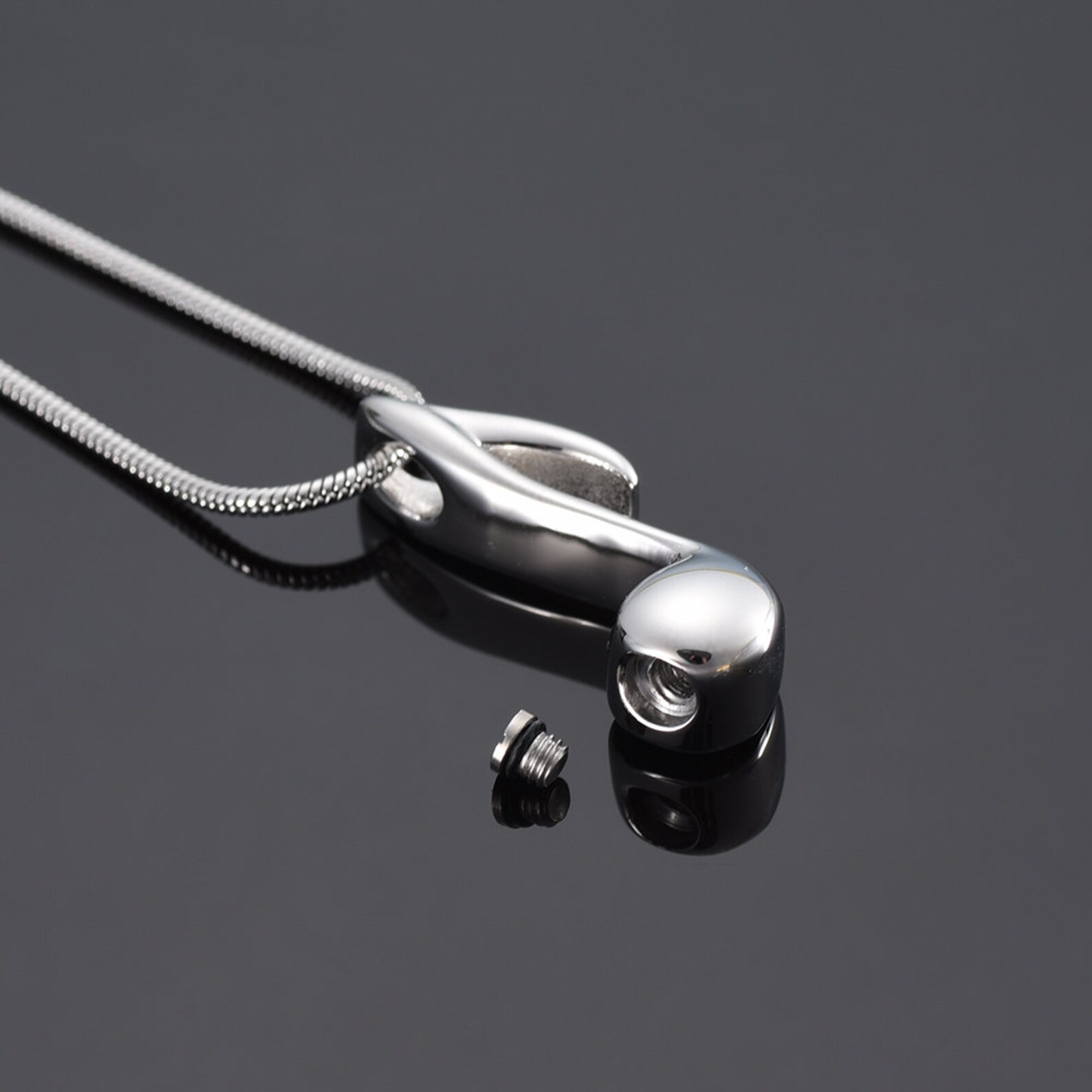 Personalized Music Note Cremation Jewelry Urn Necklace Etsy