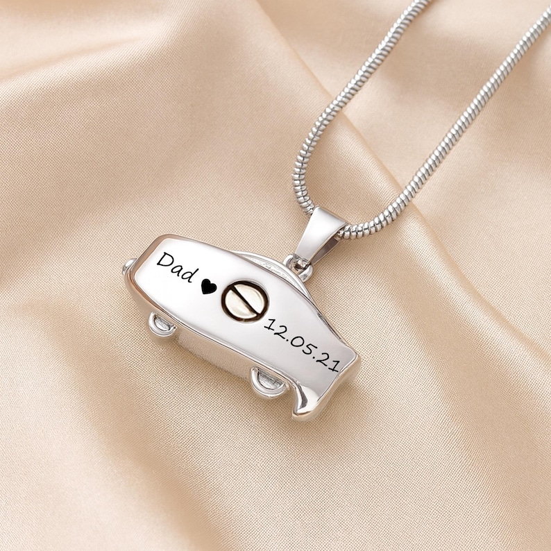 Firsh Urn Necklace For Human Ashes Urns Cremation Jewelry Fish Ashes Necklace Personalized Ashes Jewelry Includes Funnel Kit And Bag image 2