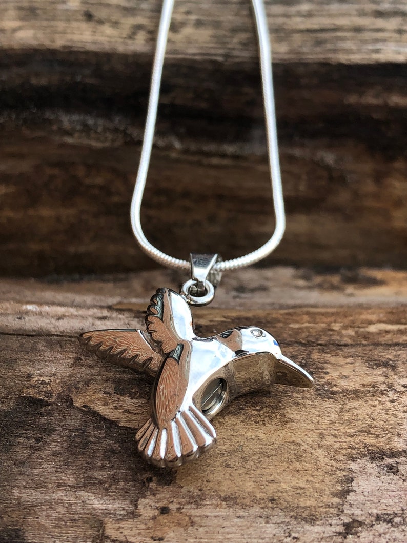 Hummingbird Cremation Jewelry for AshesAshes Holder for Men Etsy