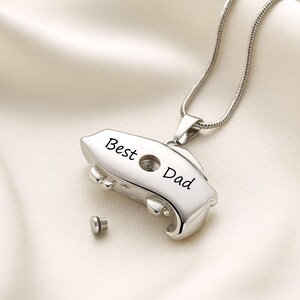 Firsh Urn Necklace For Human Ashes Urns Cremation Jewelry Fish Ashes Necklace Personalized Ashes Jewelry Includes Funnel Kit And Bag image 4
