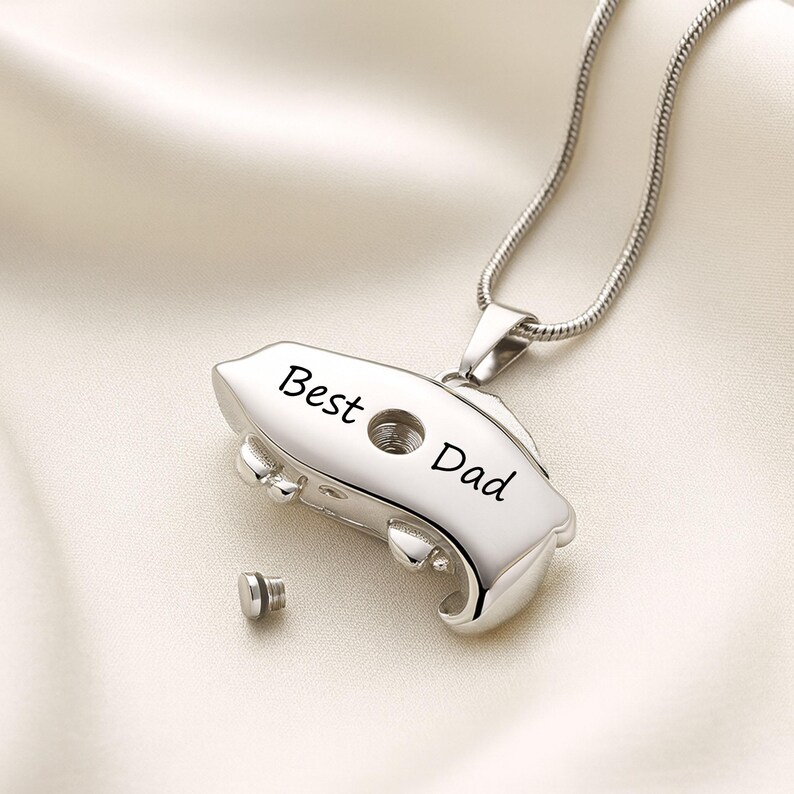 Firsh Urn Necklace For Human Ashes Urns Cremation Jewelry Fish Ashes Necklace Personalized Ashes Jewelry Includes Funnel Kit And Bag image 4