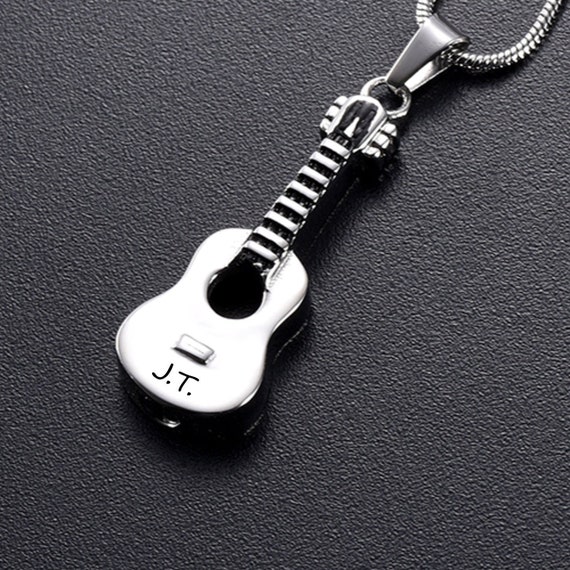 Guitar cremation sale jewelry