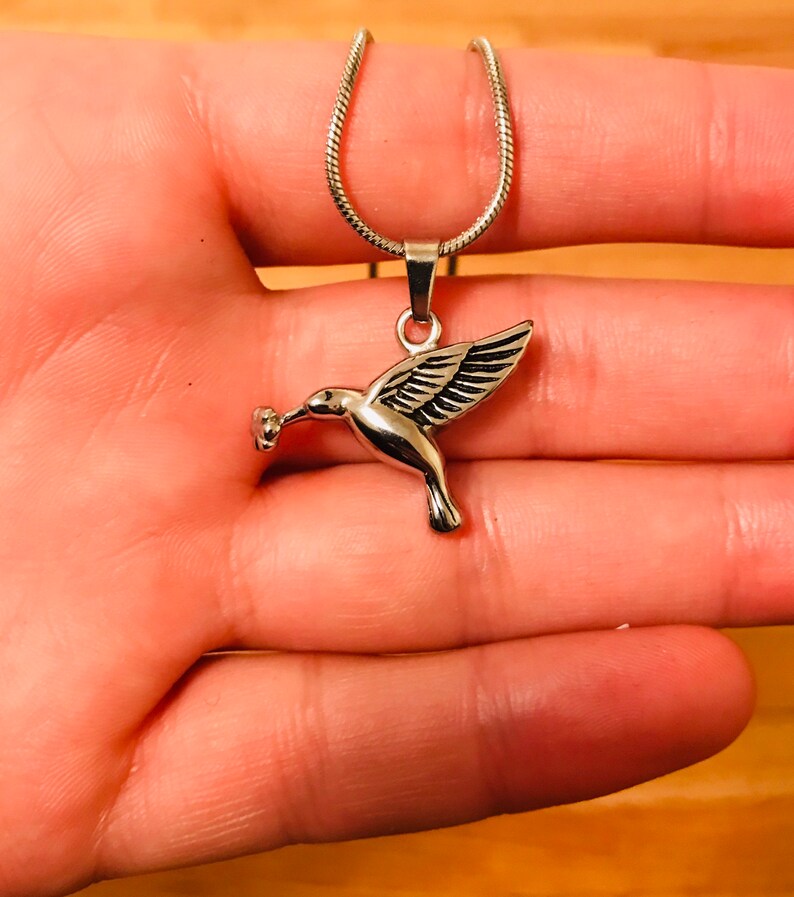 Hummingbird Cremation Jewelry for AshesAshes Holder for Men Etsy