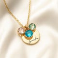 Grandma Necklace, Custom Birthstones With Grandkids Birth Month Gift for Grandmother, Gift For Grandma, Birthday and Mothers Day Gift