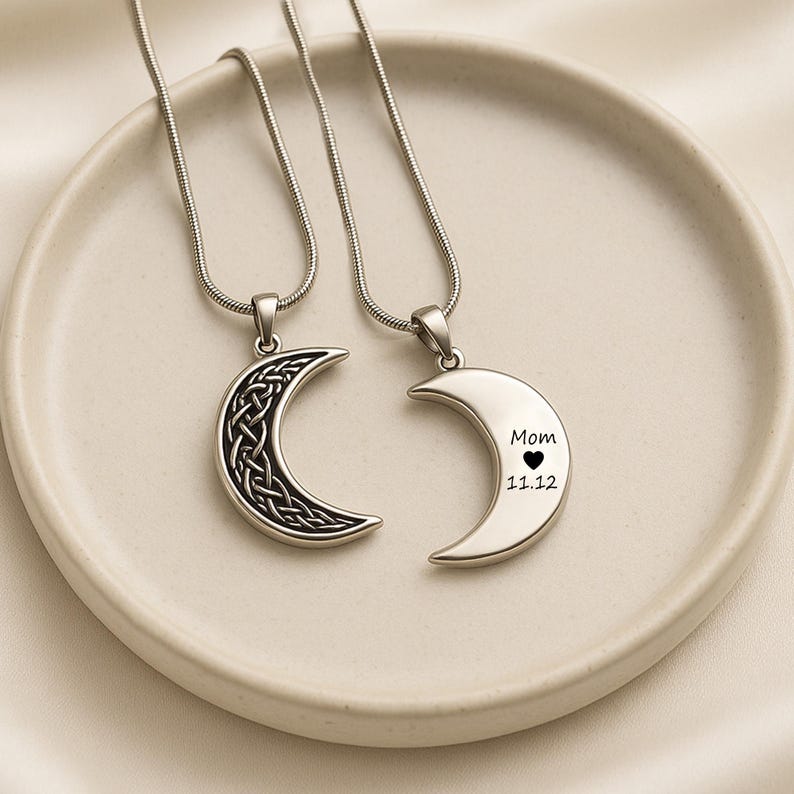 Vintage Moon Urn Necklace Cremation Jewelry Ashes Necklace for Human Ashes or Pet Ashes Cremation Necklace for Ashes Pet Ashes Necklace image 4