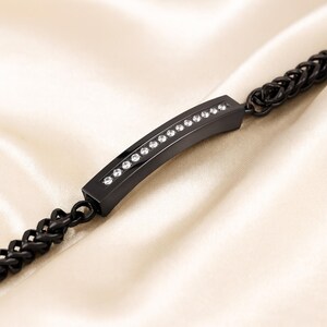 Joyería personalizada para cenizas humanas, pulsera para cenizas para hombres, pulsera para urna de cenizas, pulsera de cremación para papá y mamá. imagen 5