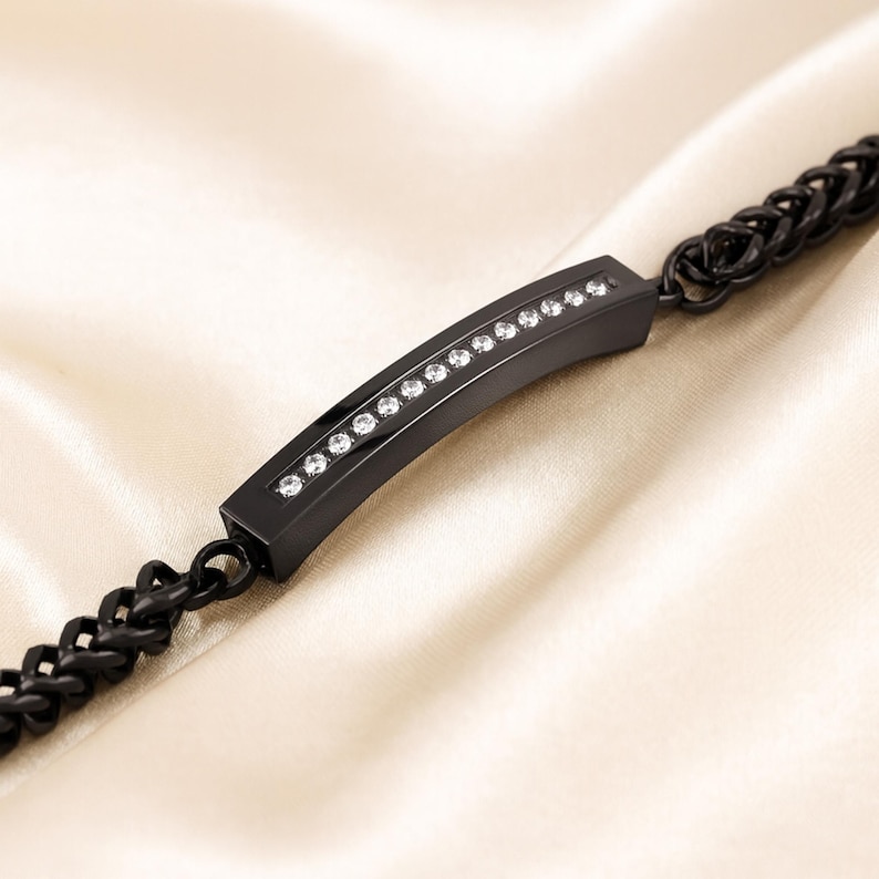 Joyería personalizada para cenizas humanas, pulsera para cenizas para hombres, pulsera para urna de cenizas, pulsera de cremación para papá y mamá. imagen 5