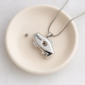 Firsh Urn Necklace For Human Ashes Urns Cremation Jewelry Fish Ashes Necklace Personalized Ashes Jewelry Includes Funnel Kit And Bag image 8