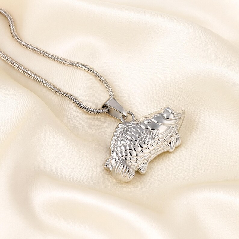 Firsh Urn Necklace For Human Ashes Urns Cremation Jewelry Fish Ashes Necklace Personalized Ashes Jewelry Includes Funnel Kit And Bag image 5
