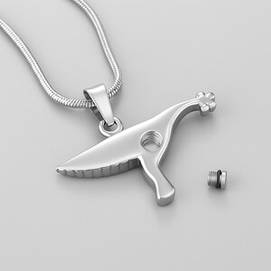Urn ketting kolibrie crematie sieraden voor vrouwen rouw sieraden as ketting voor hond urn kat urn huisdier urn aangepaste urnen voor menselijke as afbeelding 7