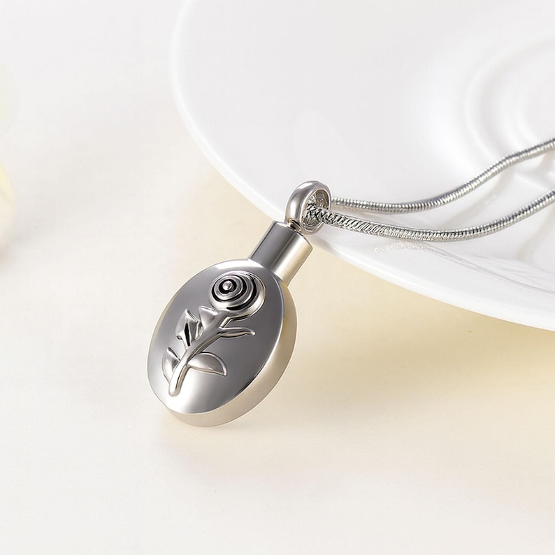 Urns For Human Ashes Mourning Jewelry Ashes Necklace Jewelry Urn For Ashes Custom Cremation Jewelry Urn Necklace Included Funnel Kit And Bag image 2