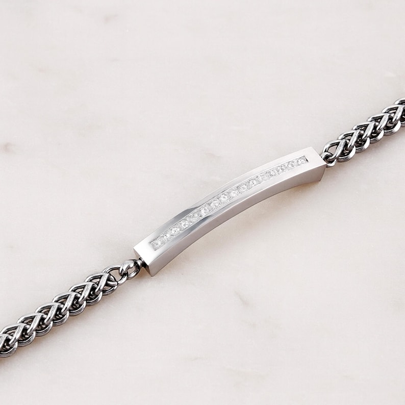 Joyería personalizada para cenizas humanas, pulsera para cenizas para hombres, pulsera para urna de cenizas, pulsera de cremación para papá y mamá. imagen 4