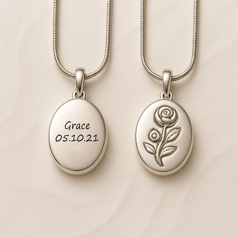 Urns For Human Ashes Mourning Jewelry Ashes Necklace Jewelry Urn For Ashes Custom Cremation Jewelry Urn Necklace Included Funnel Kit And Bag image 5