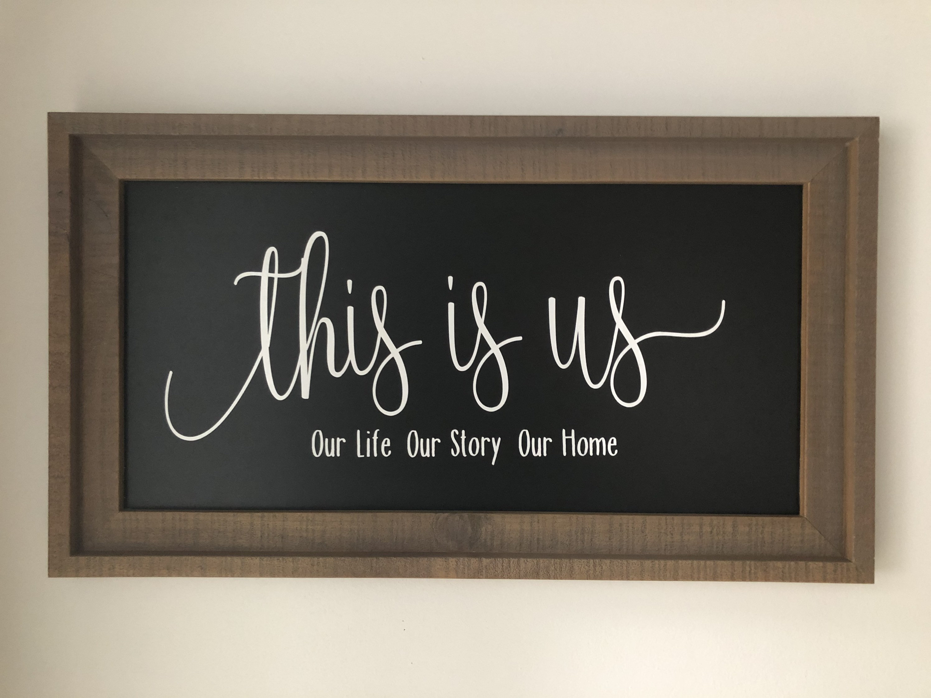 This Is Us Chalkboard Decorative Wall Hanging Gift/Home Etsy