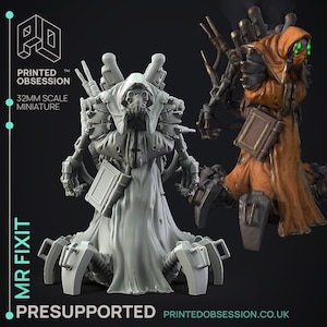 Mr. Fixit - Warforged, Dungeon Cleaners | Printed Obsession | Tabletop & RPG Miniature