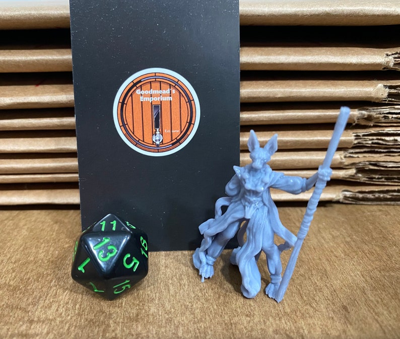 Master Mao, Catfolk Monk Printed Obsession Tabletop & RPG Miniature image 4