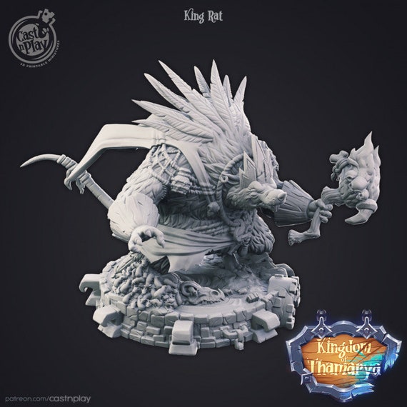 3D Printable Rat King by Crippled God Foundry