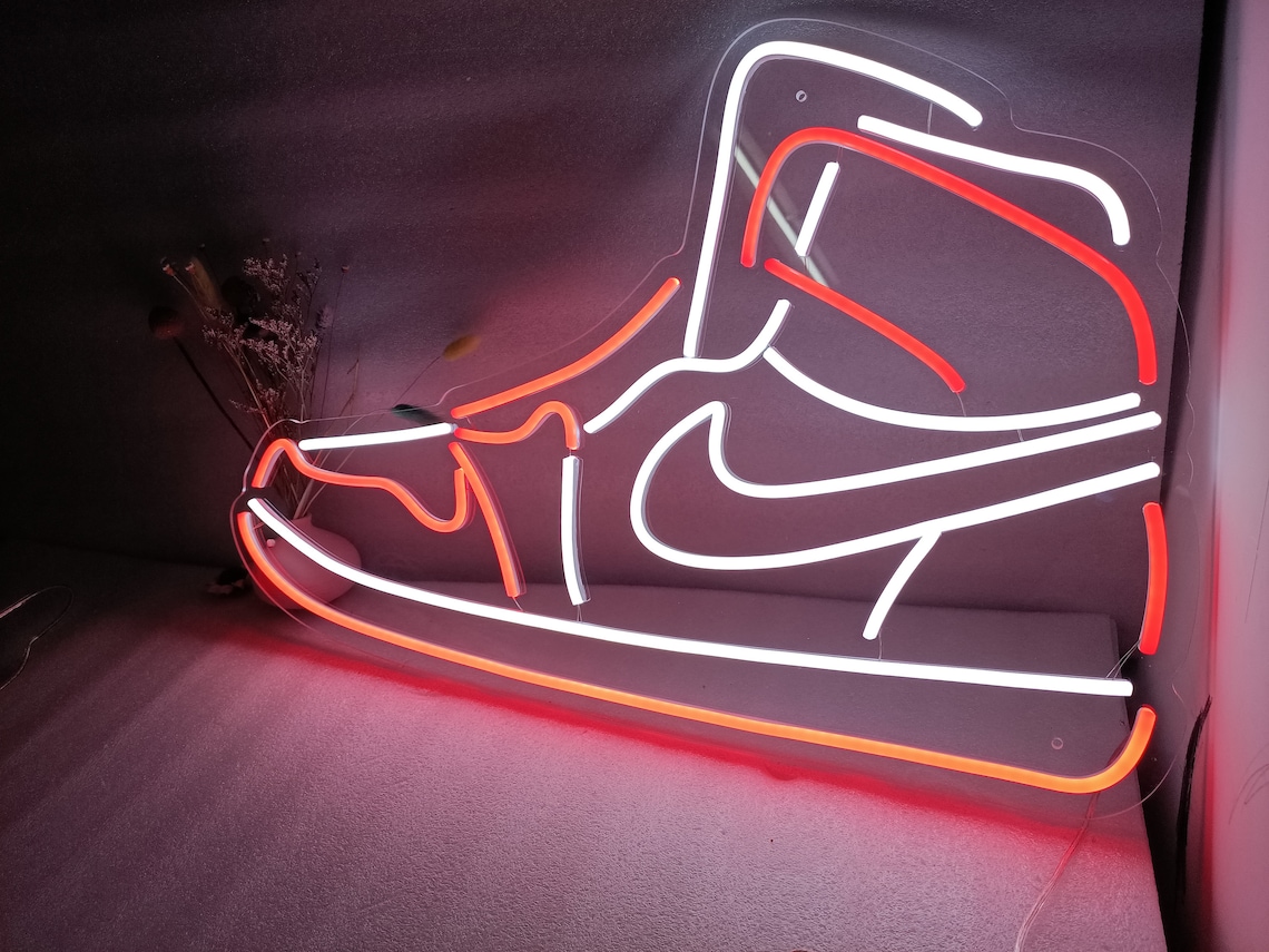 Shoe Neon Sign custom Neon Light - Etsy