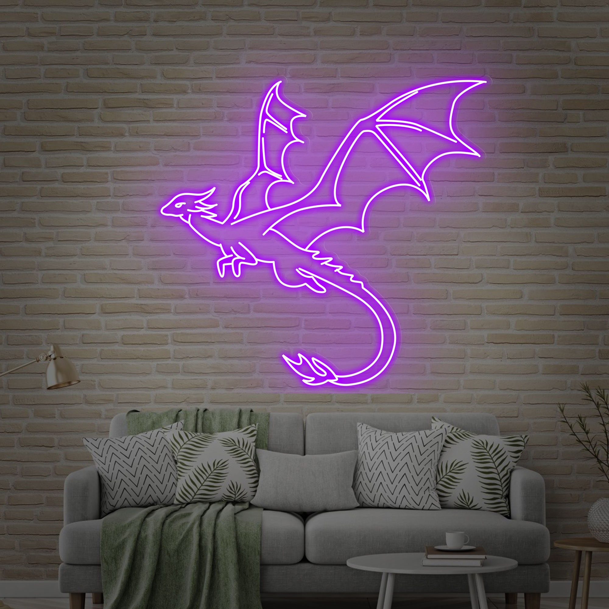 Dragon Neon Sign, Dragón Decor, Neon Art Sign, Neon Sign Art