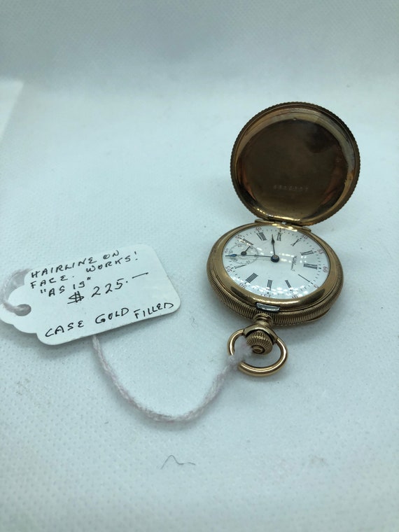 Waltham Ladies Pocket Watch Hunter Case Circa 189… - image 5