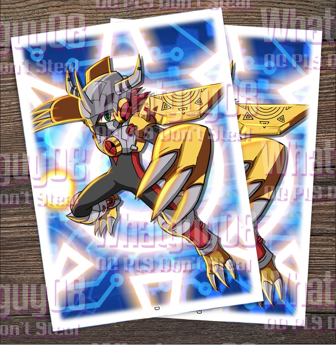 Wargreymon Card - Etsy