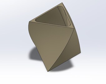Archivo espiral triangular Archivo STL