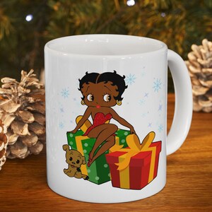 Cute Betty Boop Mug, Coffee Mug Coffee Lover Gift Christmas Gift For Her Housewarming Gift Christmas Mug, Betty Boop Gift, 11oz, 15oz,