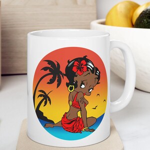 Betty Boop Mug, Betty Boop Ceramic Mug, Coffee Lover Gift, Betty Boop Coffee Mug, Valentines Mug, Valentines Gift, Christmas Gift For Her