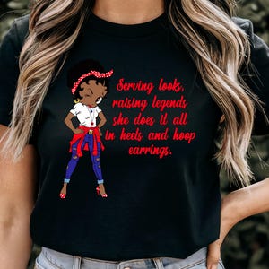 Betty Boop shirt, Raising Legends moeder shirt, schattige Betty Boop moeder t-shirt, Moederdag shirt, Betty Boop ontwerp dameskleding nieuwe moeder cadeau
