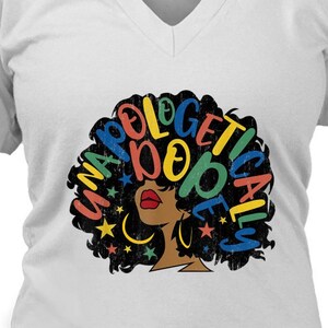 Unapologetically Dope Shirt, Black Owned Shops Clothing Black Girl Magic Shirt, Black Culture Tee, Melanin Equality V-Neck, Gift For Her