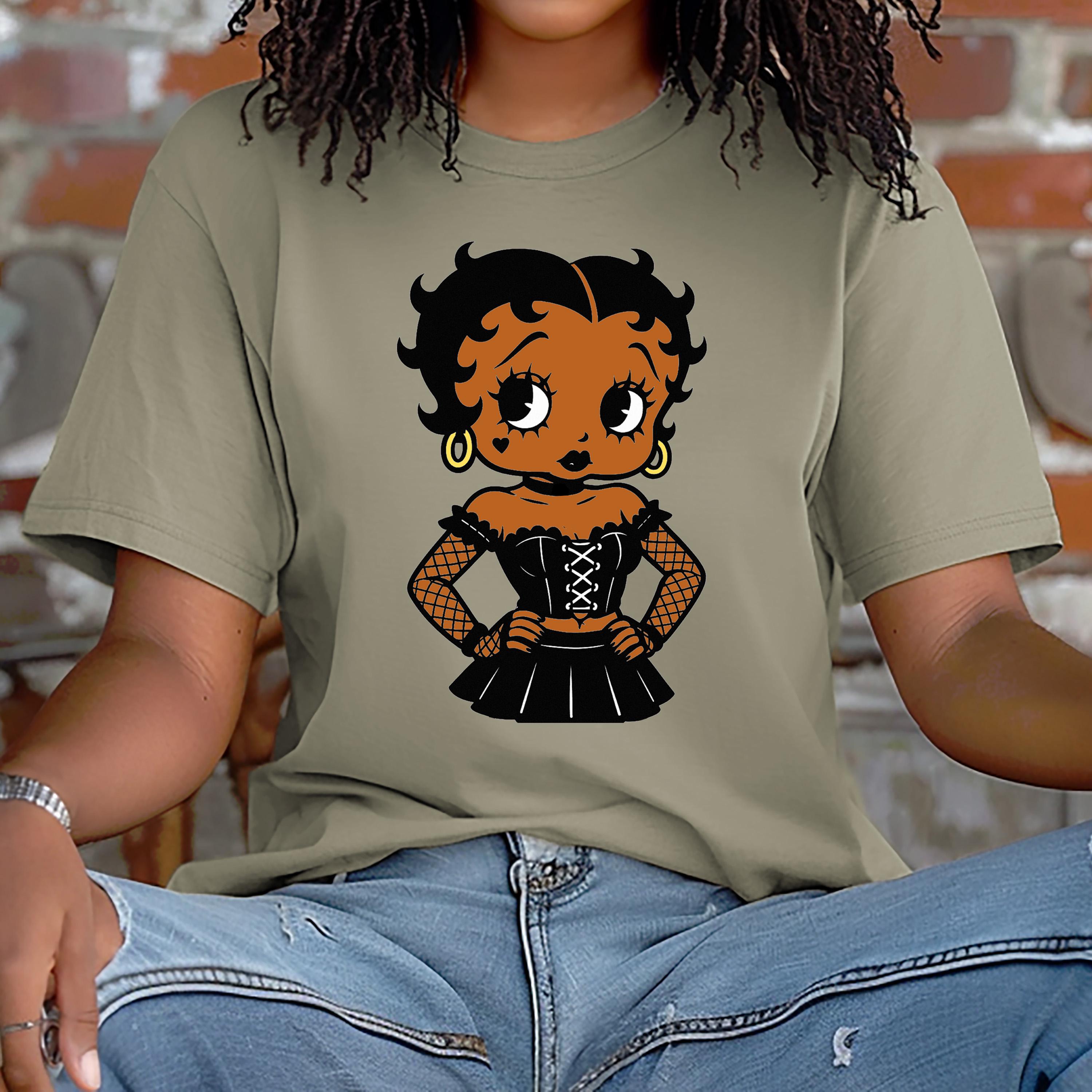 Cute Betty Boop Shirt, Betty Boop Goth Girl Shirt, Comfort Colors