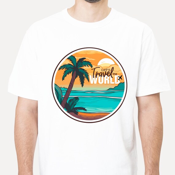Travel Shirt, Lets Travel the World Shirt, World Traveler Shirt