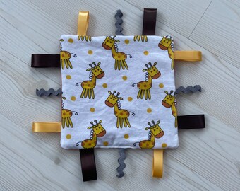 Small Tag Blanket • Great Baby Shower Gift