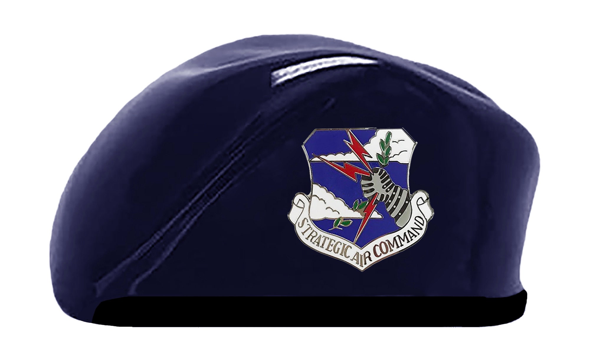 Air Force Strategic Air Command Military Blue Ceramic Beretveteran