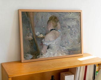 Peinture de femme vintage, art mural imprimable, décoration antique, téléchargement numérique